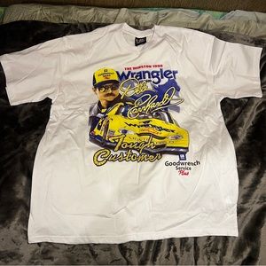 Replica vintage Dale Earnhardt wrangler t shirt flaw XL